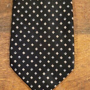 Calvin Klein Black Polka Dot Necktie